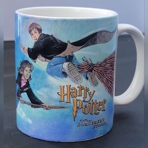 VTG 2000 Harry Potter Mug Sorcerer's Stone Hedwig Owl Cup Warner Xpress Encore